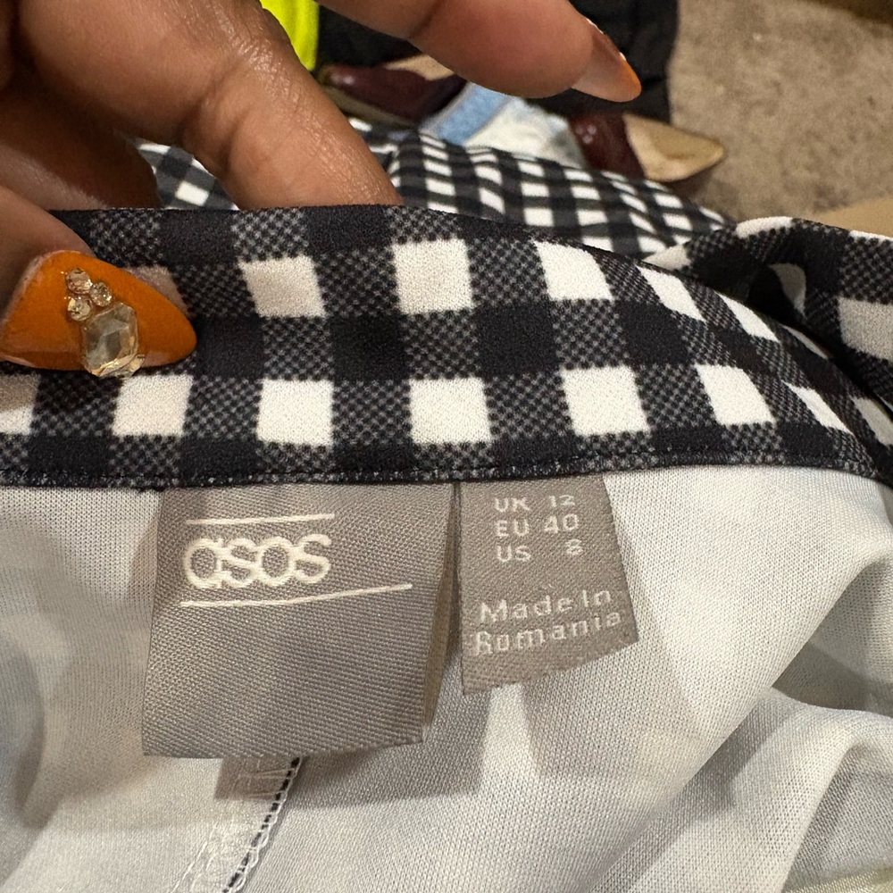ASOS Monochrome Checkered Jacket - Picture 3 of 3